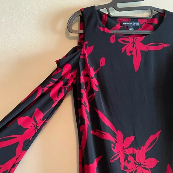 American Living Cold Shoulder Dress - Picture 3 of 9